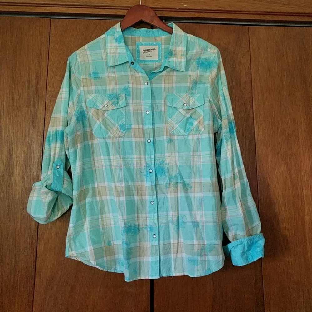 Plaid cotton shirt